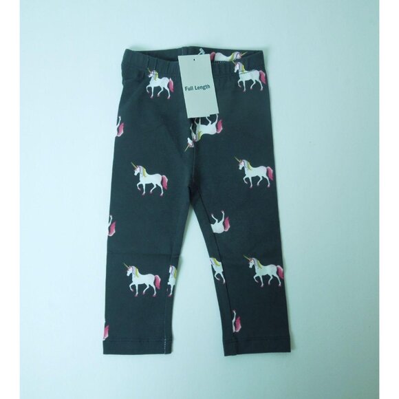 Infant Girl Old Navy Printed Jersey Rainbow Unicorn Leggings Size 12-18M - Picture 2 of 5